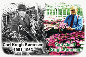 Two
generations Kragh Sørensen at Petersminde